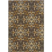 Oriental Weavers Bali 8'6" x 13' Machine Woven Rug in Gray