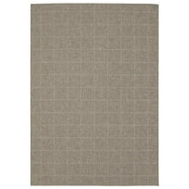Oriental Weavers Caicos Indoor/Outdoor Rug - CA04B - 7'10" x 10' - in Grey/ Light Grey - Classic Casual Style, Water, Stain and Fade Resistant, Hose Clean, Patio, Outdoor Living Area Rug