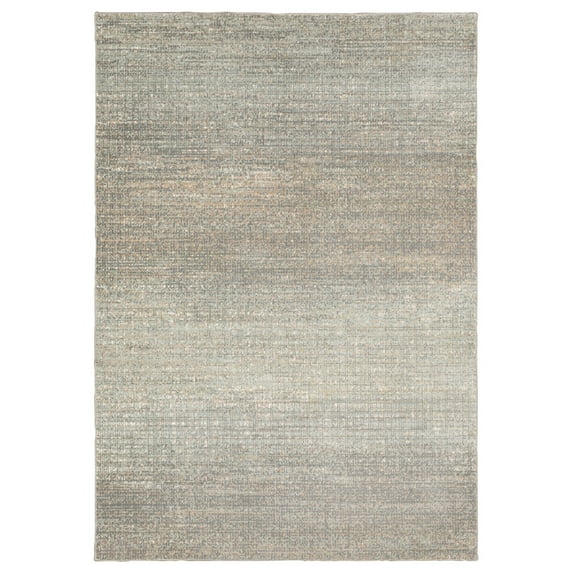 Oriental Weavers Capistrano 524A1 Grey/ Green 9'10" X 12'10" Indoor Area Rug