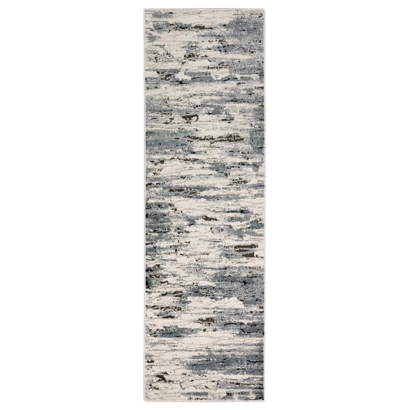 Sphinx Caravan Area Rug 750W8 Beige Faded Rows 2' 3" x  7' 6" Rectangle