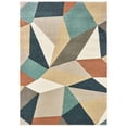 thumbnail image 1 of Oriental Weavers Carson Area Rug 9659B Blue Shattered Shapes 5' 3" x 7' 3" Rectangle, 1 of 2