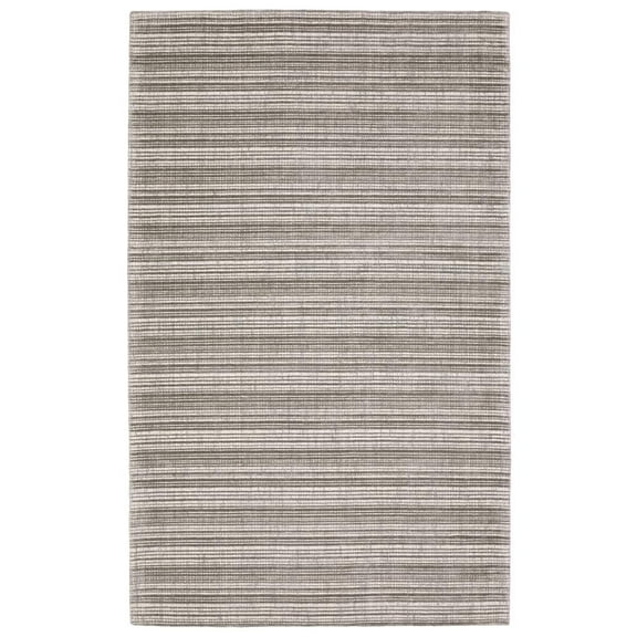 Oriental Weavers Circa Hand-made Wool Blend Area Rug - CIR04 - 5' x 8' - in Grey/ Ivory - Modern Industrial Style, Hand-Made Wool Blend Rugs, Bedroom, Office Rug
