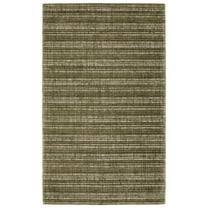 Oriental Weavers Circa Hand-made Wool Blend Area Rug - CIR07 - 2'6" x 8' - in Green/ Ivory - Modern Industrial Style, Hand-Made Wool Blend Rugs, Entryway, Hallway Runner Rug