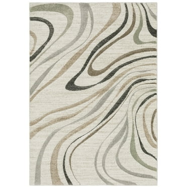 Oriental Weavers Cambria Area Rug - 162W2 - 6'7" x 9'6" - in Beige/ Multi - Modern Style, Stain Resistant, Family and Pet Friendly , Dining, Living Room Rug