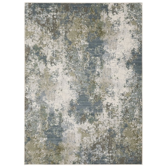 Oriental Weavers Caravan Blue 2'3" X 7'6" Runner Area Rug