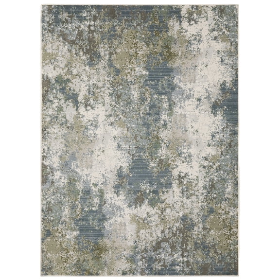 Oriental Weavers Caravan Indoor Rug Rectangle Area Rug Blue 3' 3" X 5'