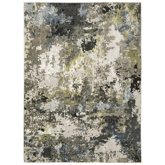Oriental Weavers Caravan Indoor Rug Rectangle Area Rug Grey 3' 3" X 5'