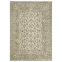 Oriental Weavers Maeve Area Rug - MAE04 - 2'3" x 7'6" - in Beige/ Teal - Vintage Inspired, Stain Resistant, Family and Pet Friendly , Entryway, Hallway Runner Rug