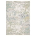 thumbnail image 1 of Oriental Weavers Cavett Area Rug - CAV01 - 6'7" x 9'6" - in Ivory/ Teal - Modern Style, Stain Resistant, Family and Pet Friendly , Dining, Living Room Rug, 1 of 3