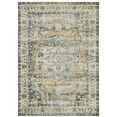 thumbnail image 1 of Oriental Weavers Charleston Washable Area Rug - CHA02 - 3'6" x 5'6" - in Blue/ Gold - Vintage Inspired, Non-Slip, Stain Resitant, Ultra Low Pile, Entrway, Bedroom Rug, 1 of 3