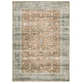 thumbnail image 1 of Oriental Weavers Charleston Washable Area Rug - CHA04 - 3'6" x 5'6" - in Rust/ Blue - Vintage Inspired, Non-Slip, Stain Resitant, Ultra Low Pile, Entrway, Bedroom Rug, 1 of 3