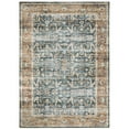 thumbnail image 1 of Oriental Weavers Charleston Washable Area Rug - CHA06 - 5' x 7' - in Blue/ Rust - Vintage Inspired, Non-Slip, Stain Resitant, Ultra Low Pile, Bedroom, Office Rug, 1 of 3