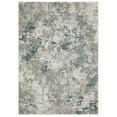 thumbnail image 1 of Oriental Weavers Evolution Area Rug - 0984D - 6'7" x 9'6" - in Gray/ Blue - Modern Industrial Style, Stain Resistant, Family and Pet Friendly , Dining, Living Room Rug, 1 of 2