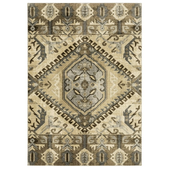 Oriental Weavers FLORENCE Beige 2' 3 X 7' 6 Area Rug