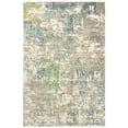 thumbnail image 1 of Oriental Weavers Formations Hand-made Area Rug - 70007 - 8' x 10' - in Blue/ Green - Modern Style, Hand-Made Viscose Rugs, Dining, Living Room Rug, 1 of 3