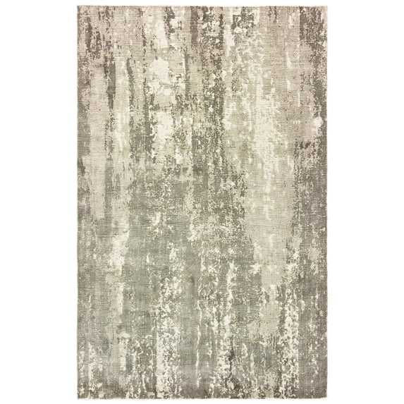 Oriental Weavers FORMATIONS Grey 2' 6 X 10' Area Rug