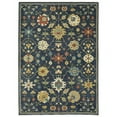 thumbnail image 1 of Oriental Weavers Francesca Area Rug - FR02L - 5'3" x 7'6" - in Blue/ Gold - Vintage Inspired, Stain Resistant, Family and Pet Friendly , Bedroom, Office Rug, 1 of 2