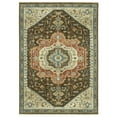 thumbnail image 1 of Oriental Weavers Francesca Area Rug - FR09M - 9'10" x 12'10" - in Brown/ Orange - Vintage Inspired, Stain Resistant, Family and Pet Friendly , Family, Dining, Living Room Rug, 1 of 3