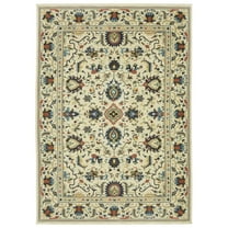 Oriental Weavers Francesca Area Rug - FR10A - 2' x 3' - in Ivory/ Multi - Vintage Inspired, Stain Resistant, Family and Pet Friendly , Entryway, Bathroom Accent Rug