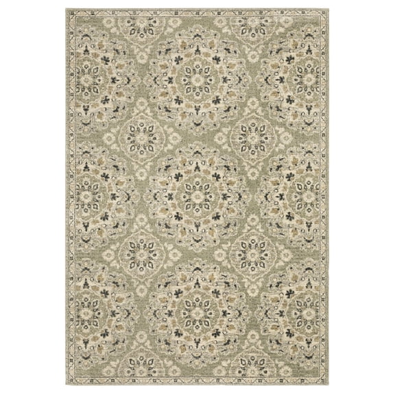 Oriental Weavers Florence Green 9'10" X 12'10" Rectangle Area Rug