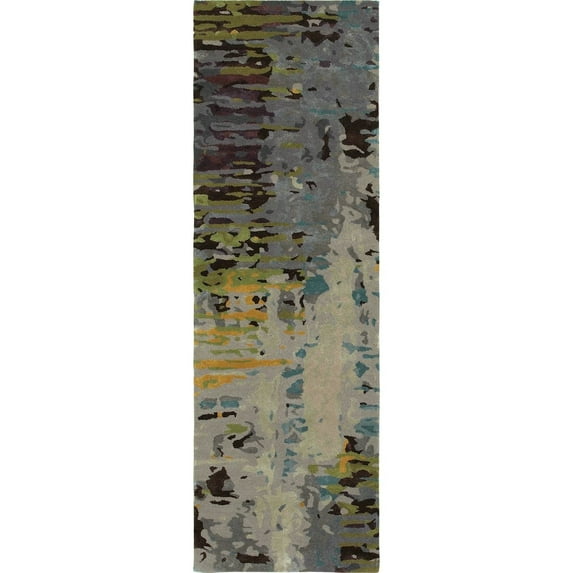Sphinx Galaxy Area Rug 21907 Multi Faded Striped 2' 6" x 8' Rectangle