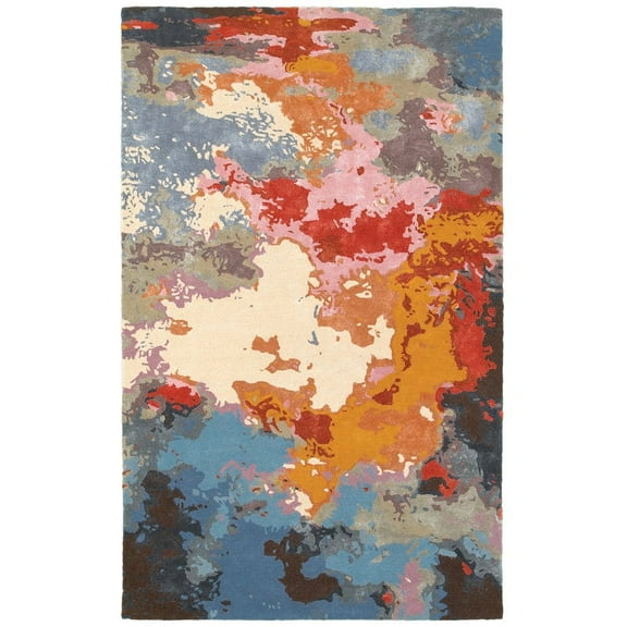 Oriental Weavers Galaxy Area Rug 21908 Multi Bleached Faded 5' x 8' Rectangle