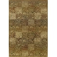 thumbnail image 1 of Oriental Weavers Generations 3435Y Green/Gold Floral Rectangle Indoor Area Rug, 1 of 2