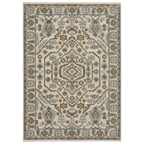 Oriental Weavers Hastings Area Rug HA02I Ivory 5' X 8' Rectangle