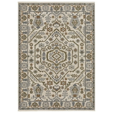 Oriental Weavers Hastings Area Rug HA02I Ivory 5' X 8' Rectangle