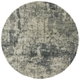 thumbnail image 1 of Oriental Weavers Henderson Shag Area Rug - 5503Z - 7'10" Round - in Gray/ Charcoal - Plush Soft Shag, Modern Style, Stain Resistant, Cushion Feel, Dining Room Rug, 1 of 5