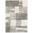 thumbnail image 1 of Oriental Weavers Henderson Shag Area Rug - 5502H - 7'10" x 10'10" - in Ivory/ Gray - Plush Soft Shag, Modern Style, Stain Resistant, Cushion Feel, Dining, Living Room Rug, 1 of 4