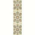 thumbnail image 1 of Oriental Weavers Hampton 194E5 Grey/Ivory Geometric Runner Indoor/Outdoor Rug, 1 of 2