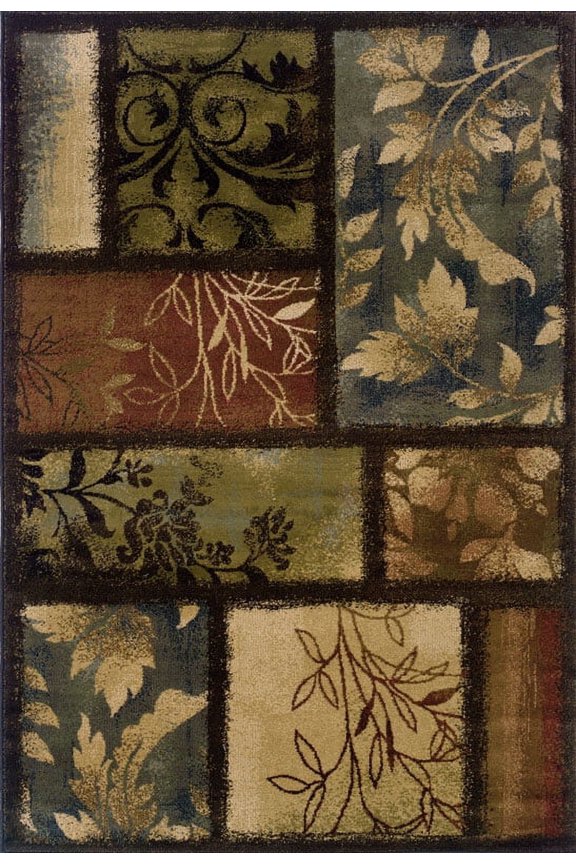 Oriental Weavers Hudson 1699G Brown Geometric Rectangle Indoor Area Rug