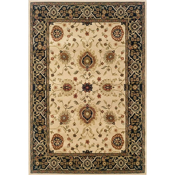 Oriental Weavers Hudson Indoor Rug Rectangle Area Rug Beige 5' 3" X 7' 6"