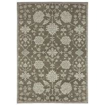 Oriental Weavers Intrigue Area Rug - INT01 - 7'10" x 10'10" - in Grey/ Light Grey - Vintage Inspired, Stain Resistant, Family and Pet Friendly , Dining, Living Room Rug