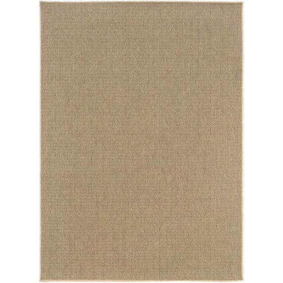 Oriental Weavers Karavia Indoor/Outdoor Rug - 2067X - 2'5" x 4'5" - in Light Brown - Classic Casual Style, Water, Stain and Fade Resistant, Hose Clean, Patio, Outdoor Living Area Rug