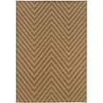 thumbnail image 1 of Oriental Weavers Karavia Indoor/Outdoor Rug - 1330X - 2'5" x 4'5" - in Tan/ Light Tan - Classic Casual Style, Water, Stain and Fade Resistant, Hose Clean, Patio, Outdoor Living Area Rug, 1 of 4