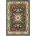 thumbnail image 1 of Oriental Weavers Kashan Area Rug - 119U1 - 1'10" x 3' - in Navy/ Ivory - Vintage Inspired, Stain Resistant, Family and Pet Friendly , Entryway, Bathroom Accent Rug, 1 of 2