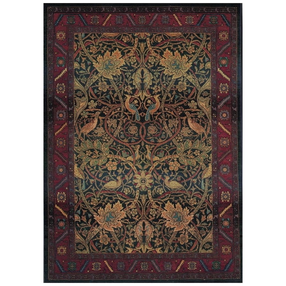Oriental Weavers Kharma Indoor Rug Runner Area Rug Red 2' 3" X 7' 6"