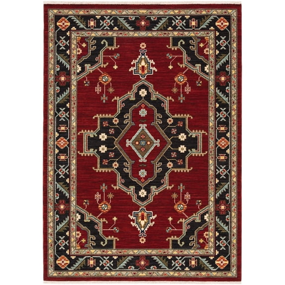 Oriental Weavers LILIHAN Red 6' 7 X 9' 6 Area Rug