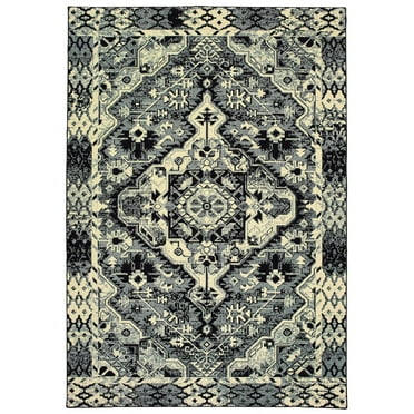 Oriental Weavers LUNA Black 9'10 X 12'10 Area Rug