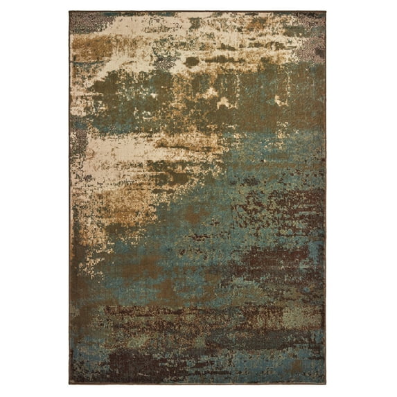 Oriental Weavers Laurel Indoor Rug Rectangle Area Rug Blue 5' 3" X 7'