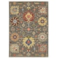 thumbnail image 1 of Oriental Weavers Lucca Wool Blend Area Rug - 8111K - 2' x 3' - in Gray/ Multi - Vintage Inspired, Wool Blend, Entryway, Bathroom Accent Rug, 1 of 3