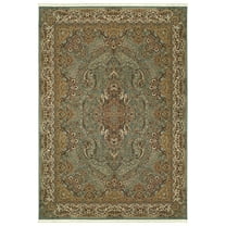Oriental Weavers M502L2117165ST 3 ft. 10 in. x 5 ft. 5 in. Masterpiece Rectangular Area Rug - Blue