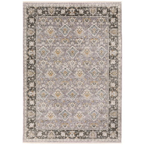Oriental Weavers MAHARAJA Gray 2' 3 X 7' 6 Area Rug