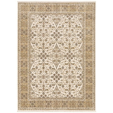 Oriental Weavers MAHARAJA Ivory 3' 3 X 5' Area Rug