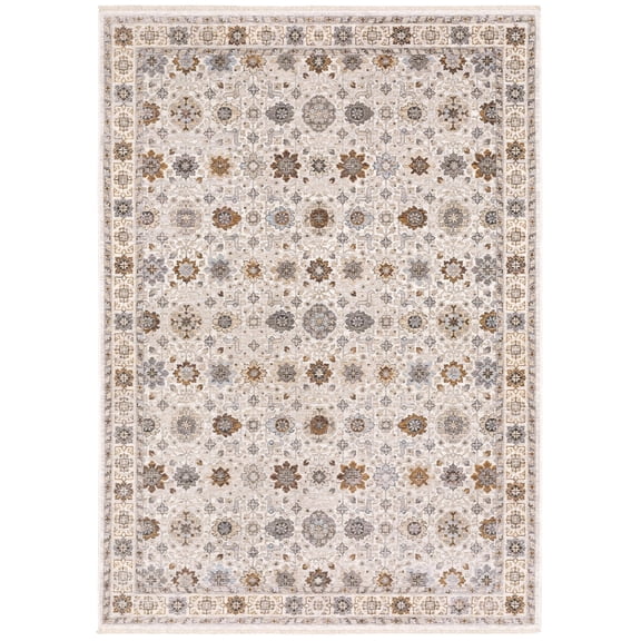Sphinx Maharaja Area Rug 071W1 Traditional Ivory Rings Loops 5' 3" x 7' 6" Rectangle