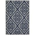 thumbnail image 1 of Oriental Weavers Marina Indoor/Outdoor Rug - 3804B - 8'6" x 13' - in Navy/ Ivory - Moroccan Style, Water, Stain and Fade Resistant, Hose Clean, Patio, Outdoor Living Area Rug, 1 of 3