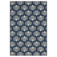 thumbnail image 1 of Oriental Weavers Meridian 7420A - Machine Woven Area Rug - 7'10" x 10'10" - in Navy/ Ivory - Coastal Style Patio, Deck, Porch, Mud Room Rug, 1 of 9