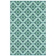 thumbnail image 1 of Oriental Weavers Meridian Indoor/Outdoor Rug - 5868L - 8'6" x 13' - in Blue/ Green - Moroccan Style, Water, Stain and Fade Resistant, Hose Clean, Patio, Outdoor Living Area Rug, 1 of 9